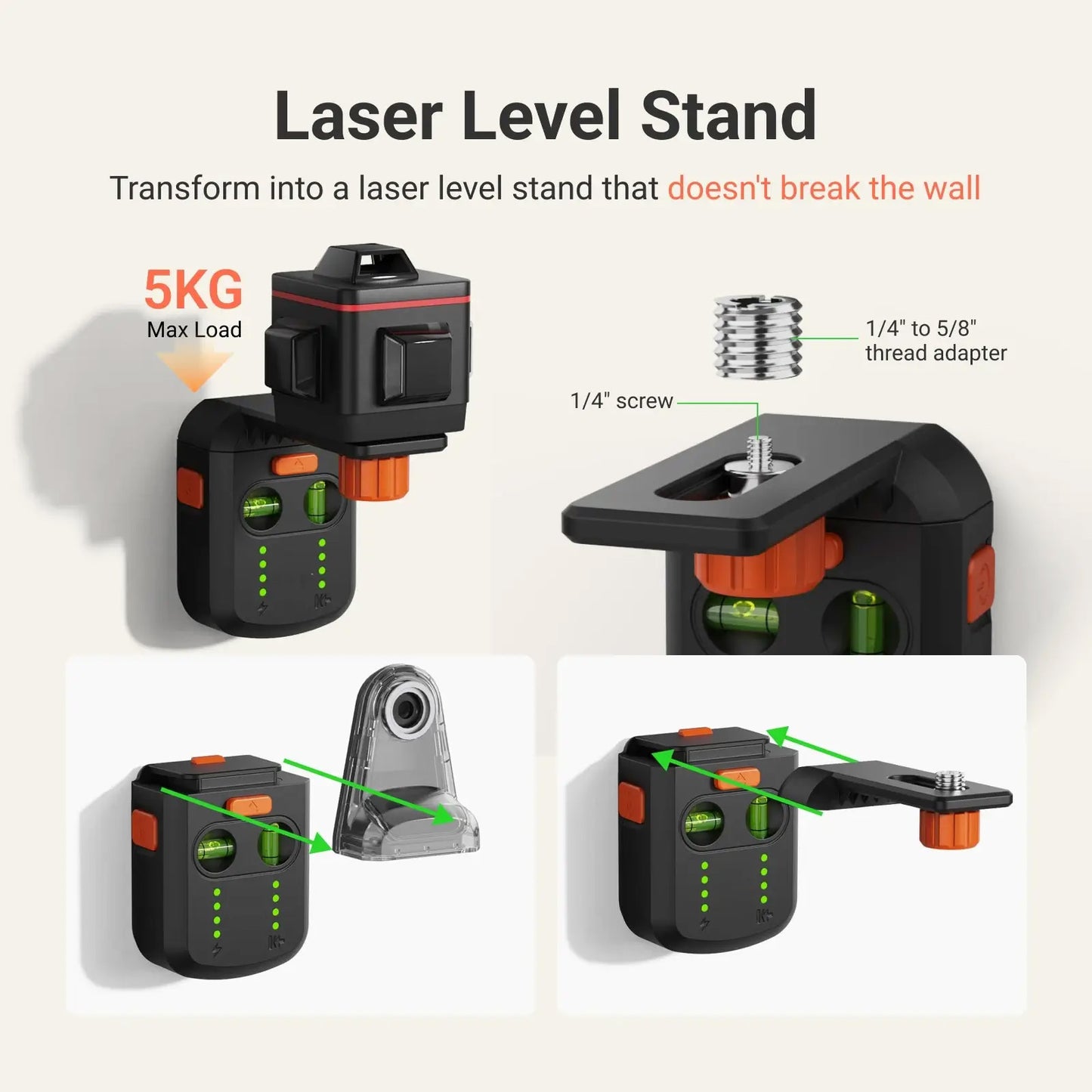 HardwareDepot® - 3 in 1 Laser Level